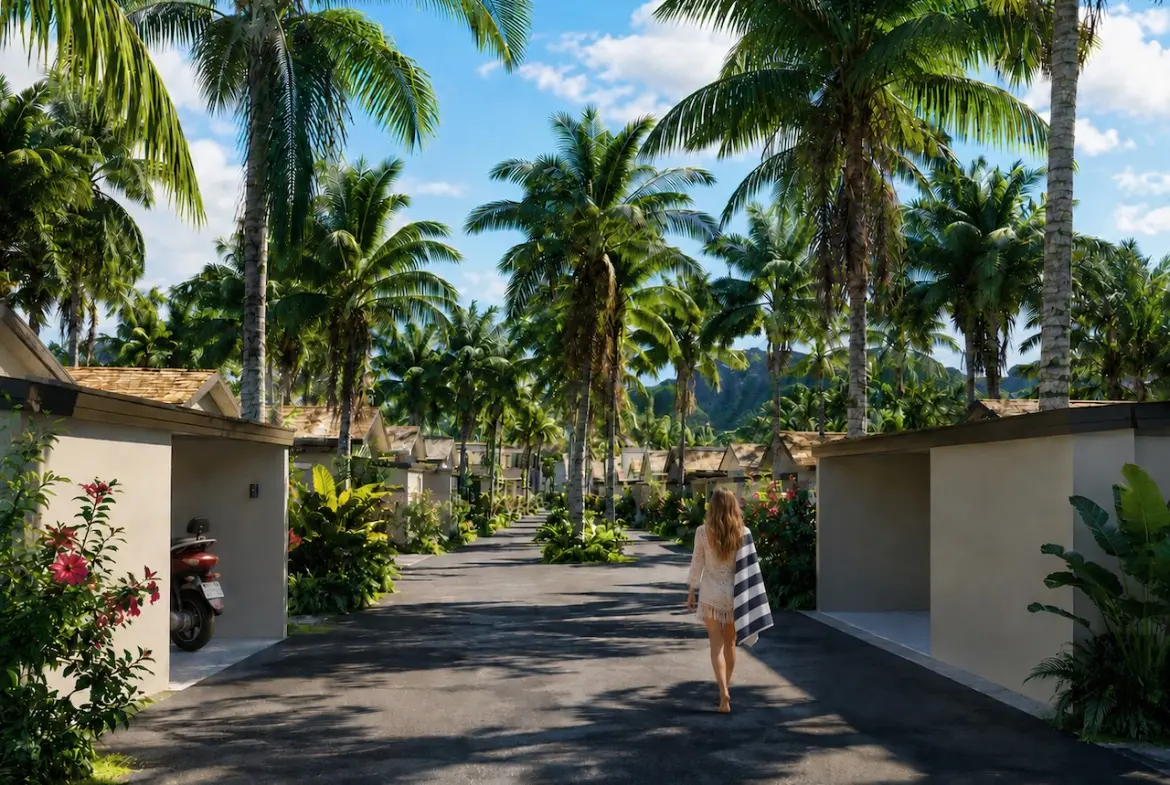 Eden Beach Villas Project Road