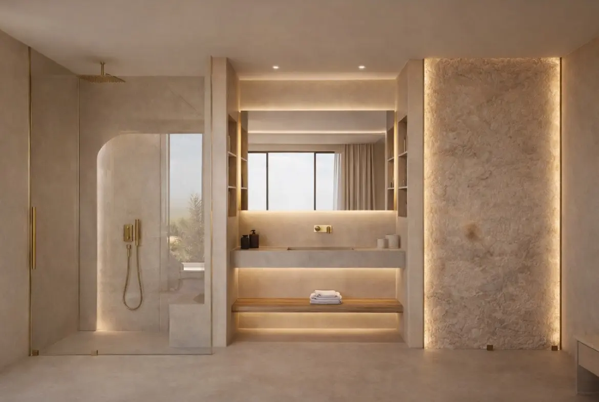 Eterno Koh Phangan 2-Bed Villas Bathroom
