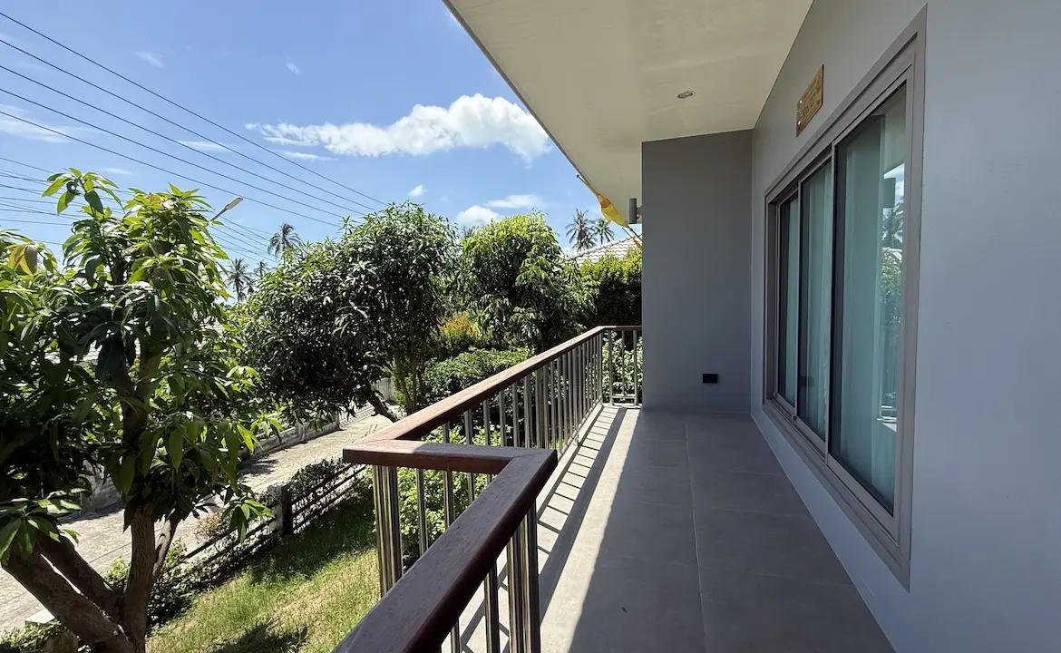 Koh Samui 3 Bedroom House balcony