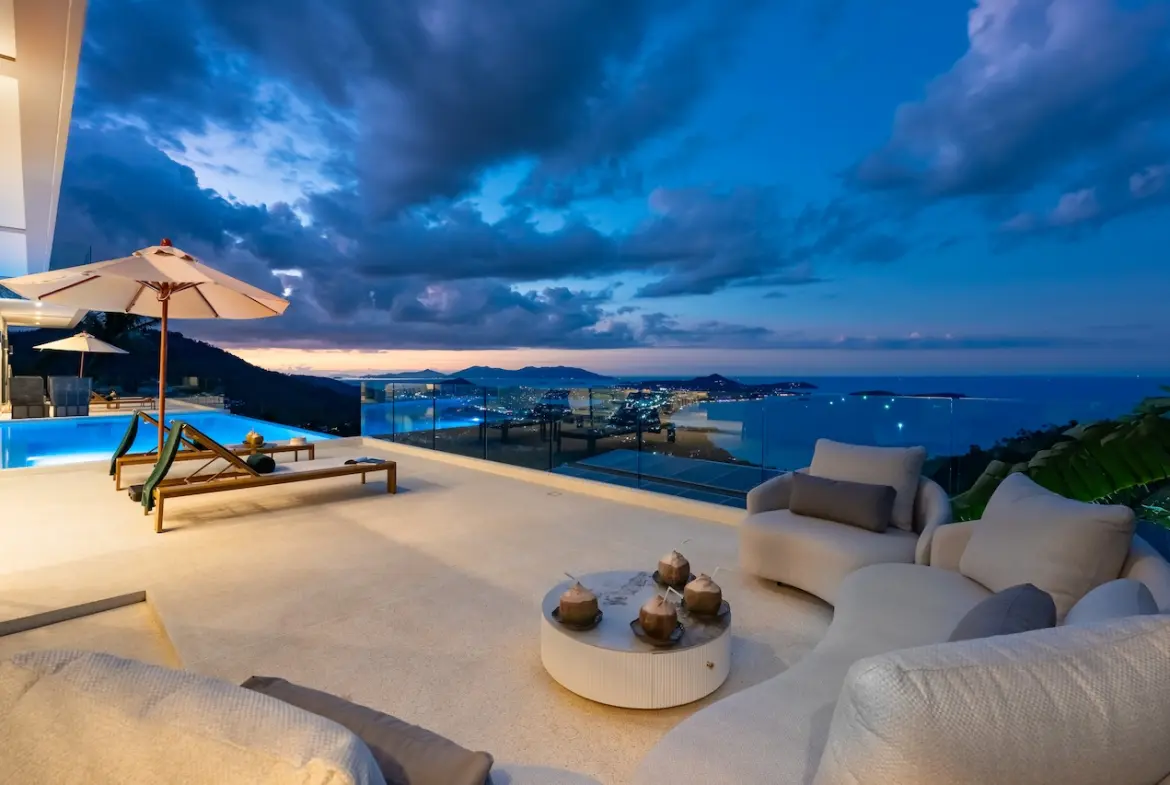 Koh Samui Luxury Residence Night View
