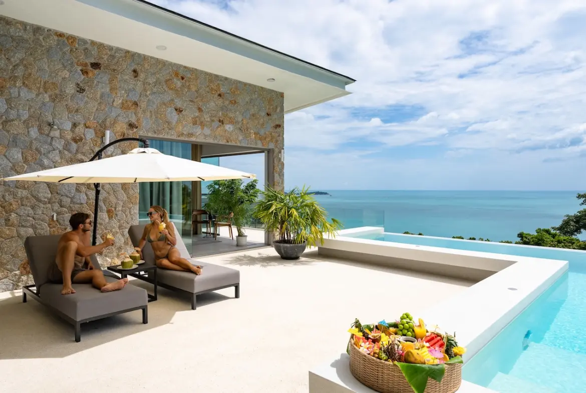 Samui Longterm Villa Rental Terrace