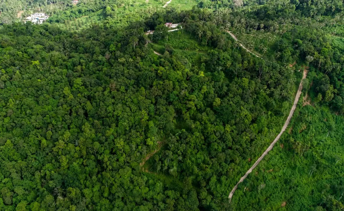 Taling Ngam Beach Land Aerial Image