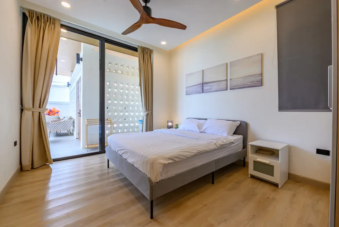 Bophut 2-Bed Pool Villa Guest Bedroom