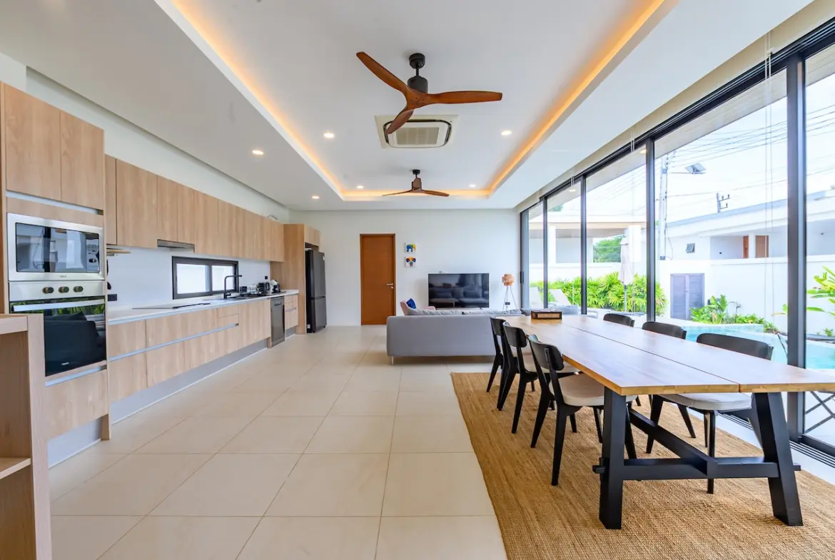 Bophut 2-Bed Pool Villa Living Area