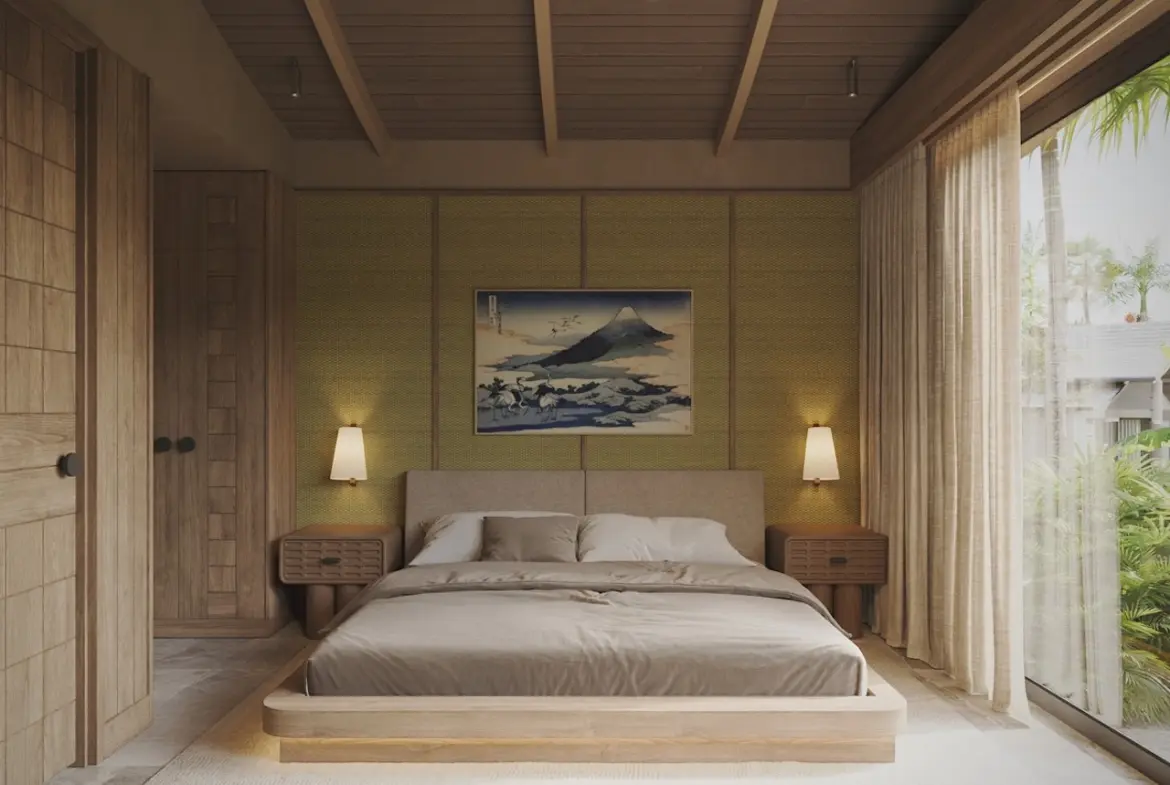 Hidden Lotus Villas In Maenam Bedroom