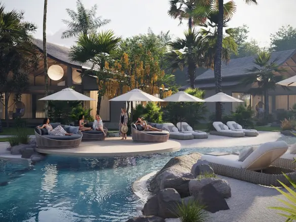 Hidden Lotus Villas Koh Samui Pool Terrace