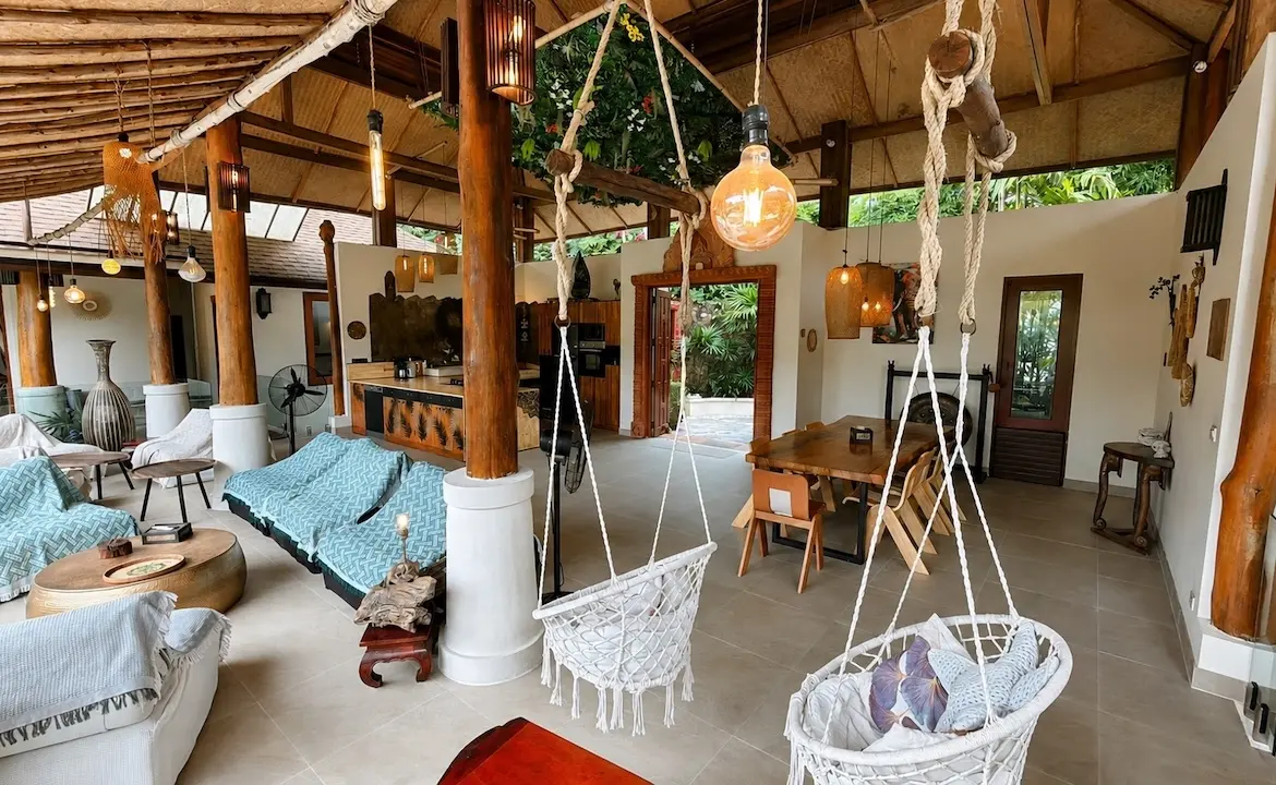 Koh Samui Tropical Villa Living Area