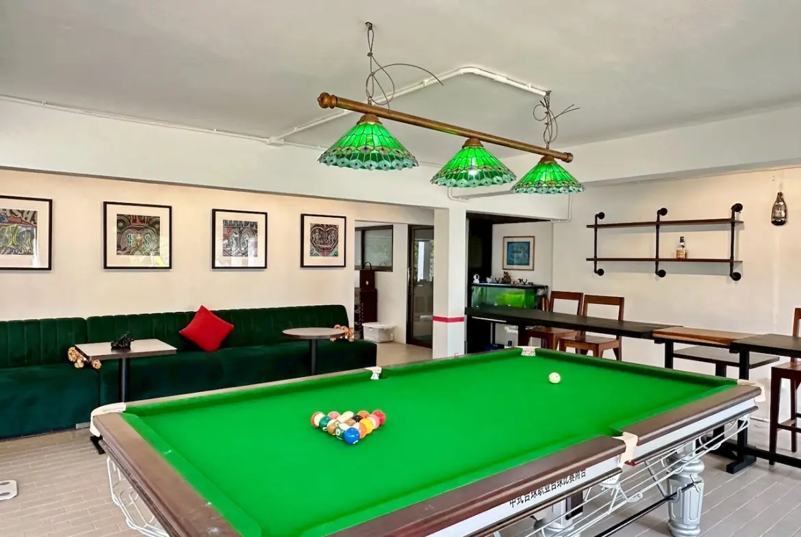 Koh Samui Villa In Angthong Pool Table