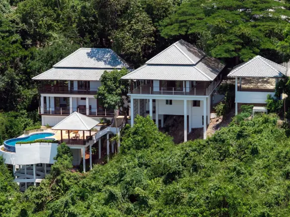 Koh Samui Villa In Laem Yai Aerial