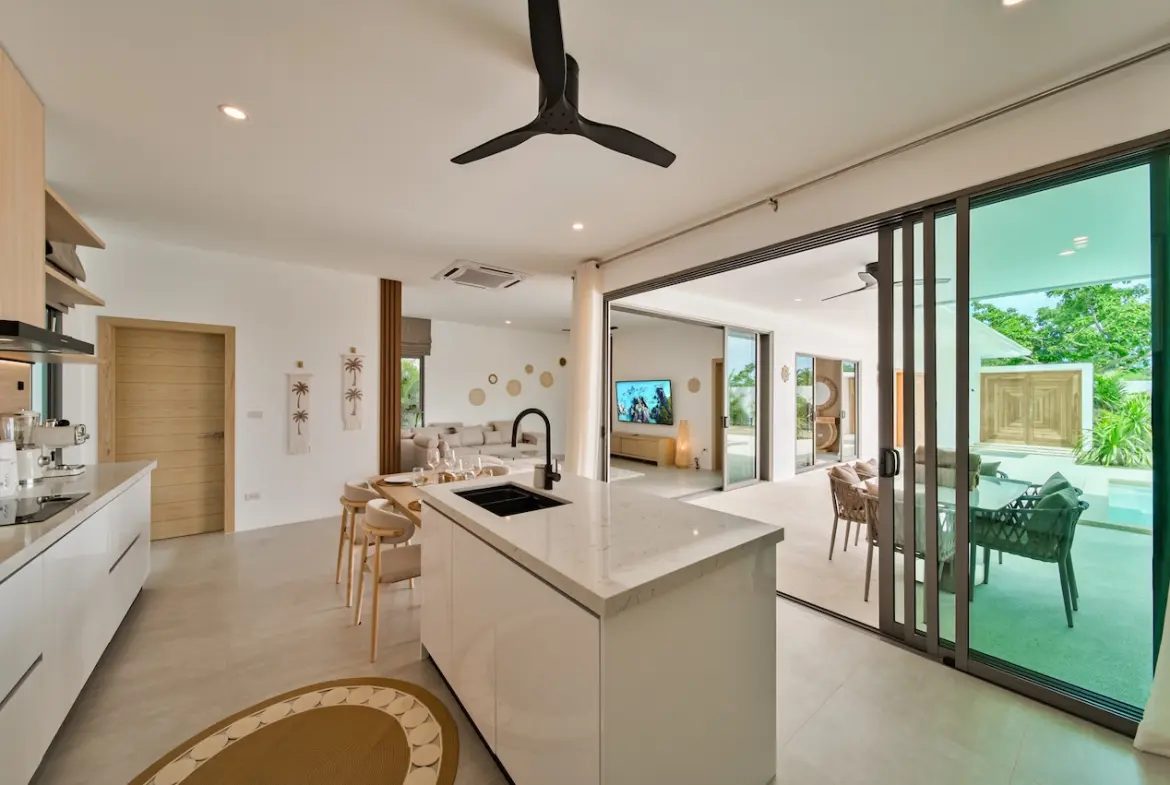Lamai Modern Contemporary Villa Kitchen