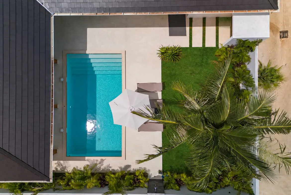 Lamai Modern Contemporary Villa Aerial