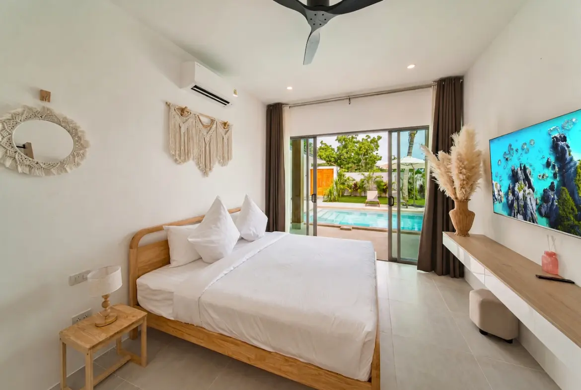 Lamai Modern Contemporary Villa Bedroom