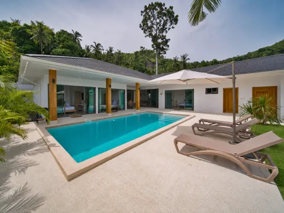 Lamai Modern Contemporary Villa Poolside Sun Terrace