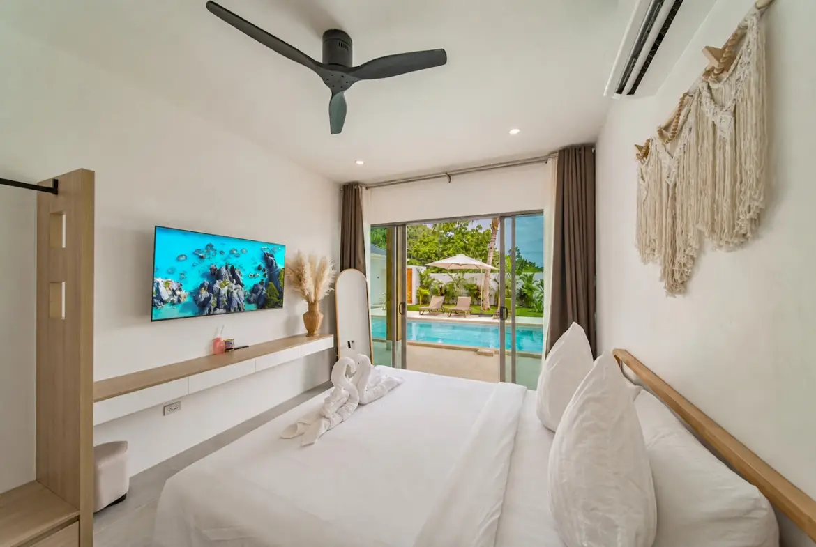 Lamai Modern Contemporary Villa Bedroom