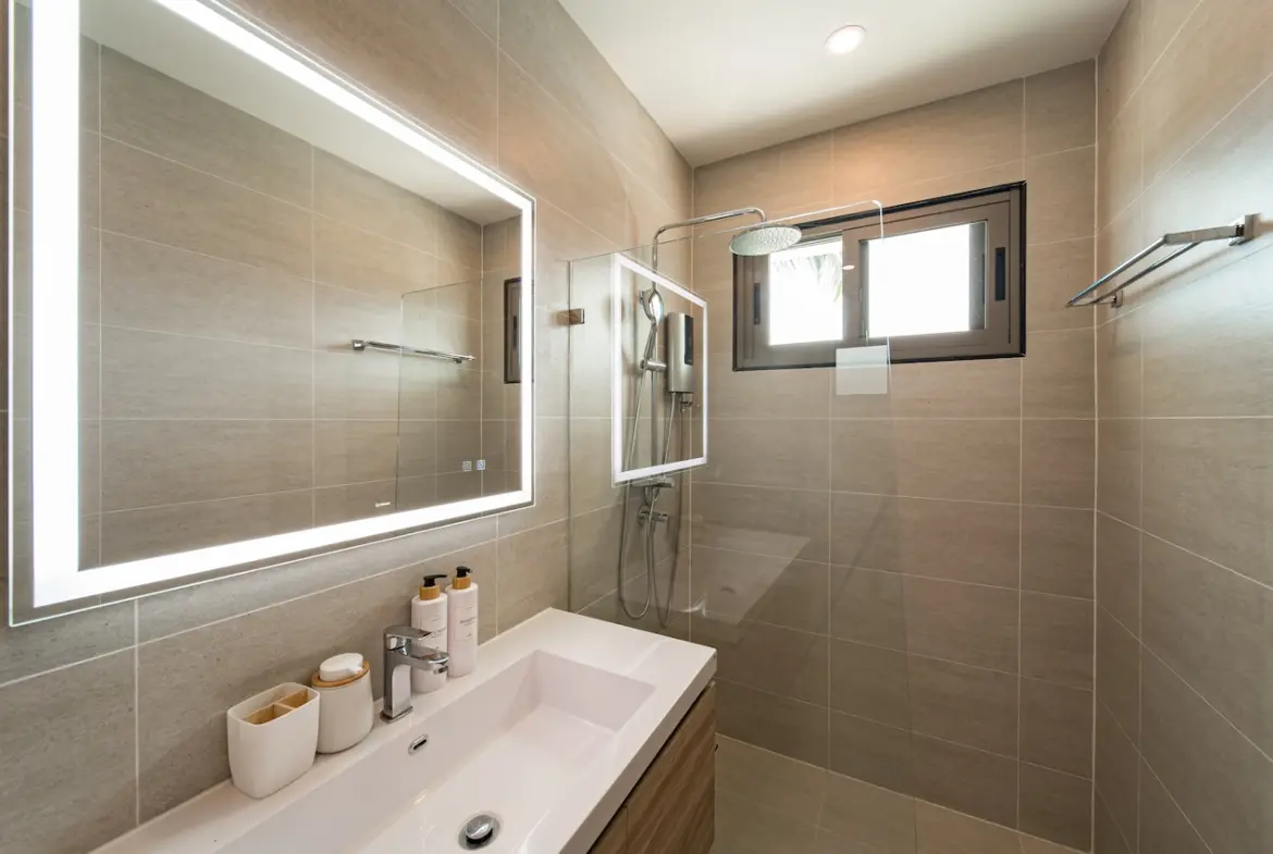 Lamai Modern Contemporary Villa Bathroom