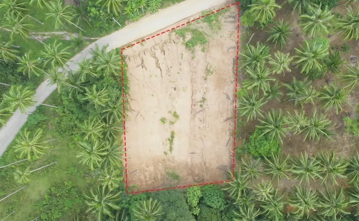 Maenam Samui Land Plot for Sale Dimension