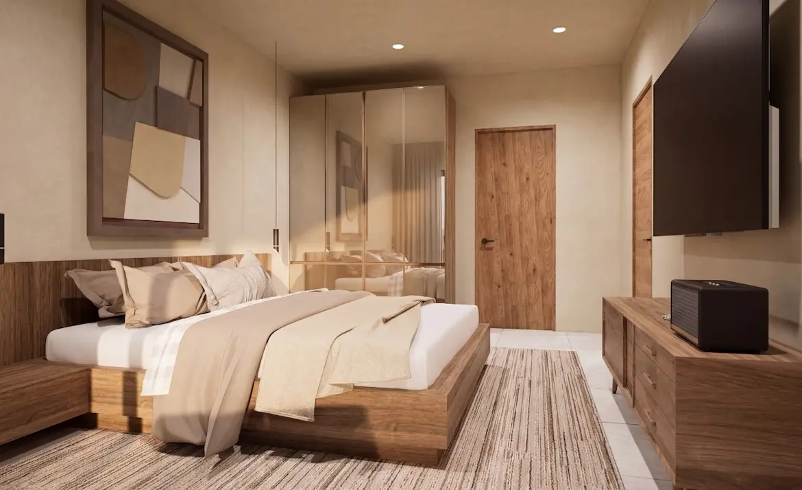 Sacarat Beach 3-Bedroom Villas Bedroom Two