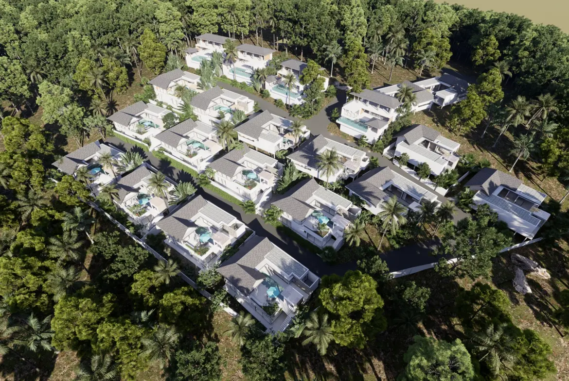 Samui Golf Luxury Villas Type D master plan