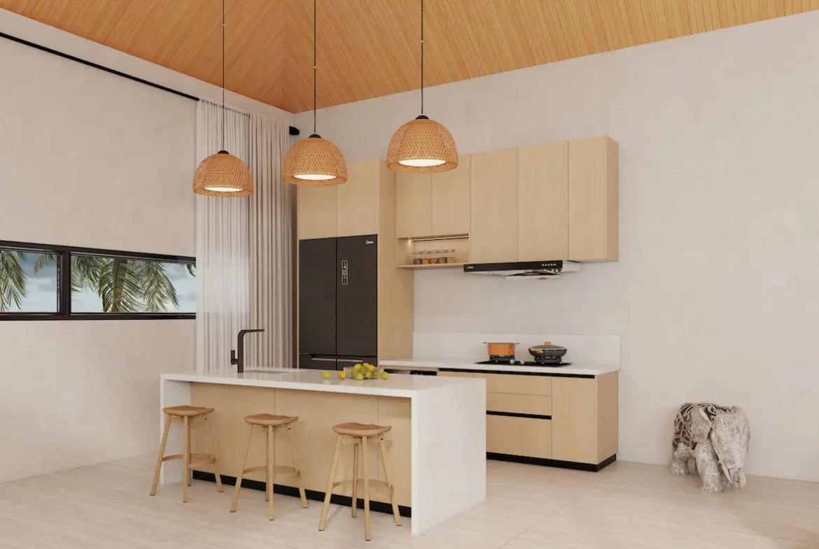 Samui Golf Luxury Villas Type D Kitchen