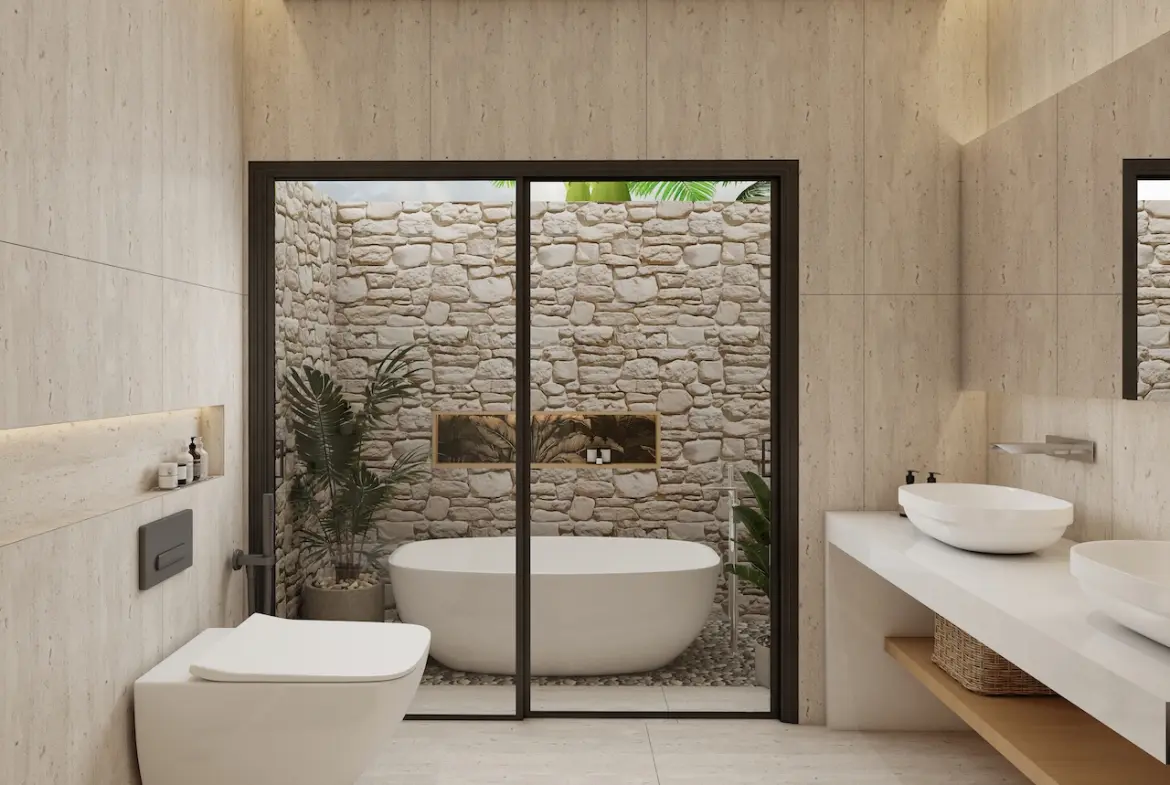 Samui Golf Luxury Villas Type D bathroom