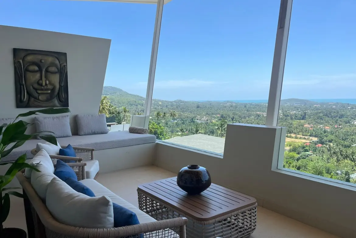 Sea View Penthouse in Maenam Exterior