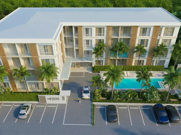 The Boon Condominium Aerial Render
