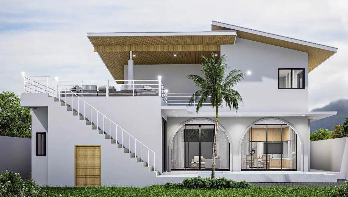3 Bedroom Sea view House In Bang Po