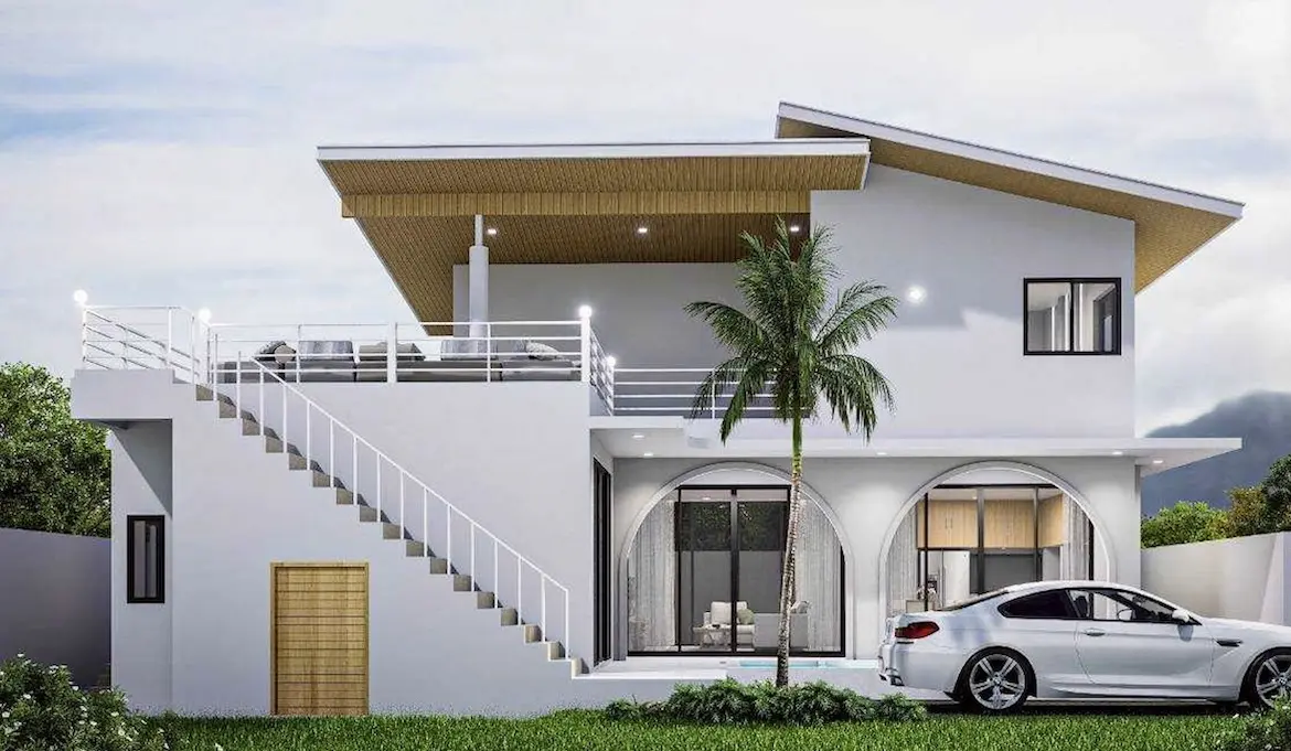 3 Bedroom Sea view House In Bang Po Exterior