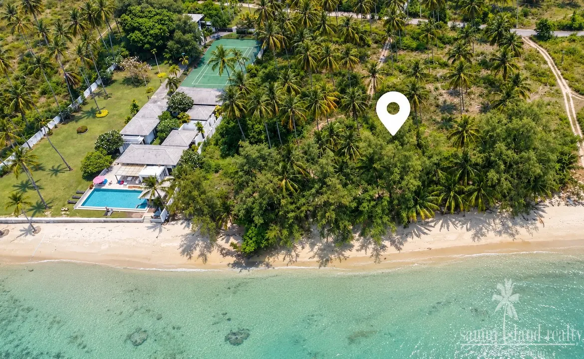 Ban Kao Beach Land Aerial