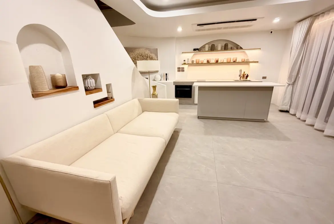 Bophut Modern Villa For Sale Living Area