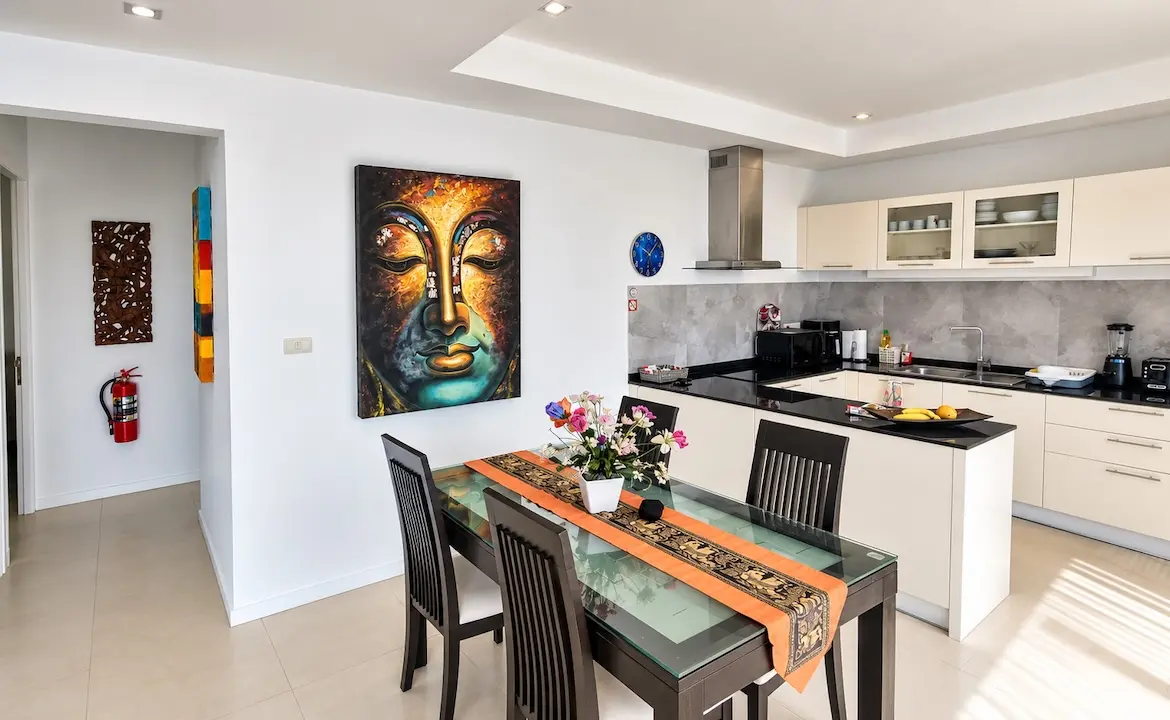 Chaweng 4-Bed Sea View Villa Living Area