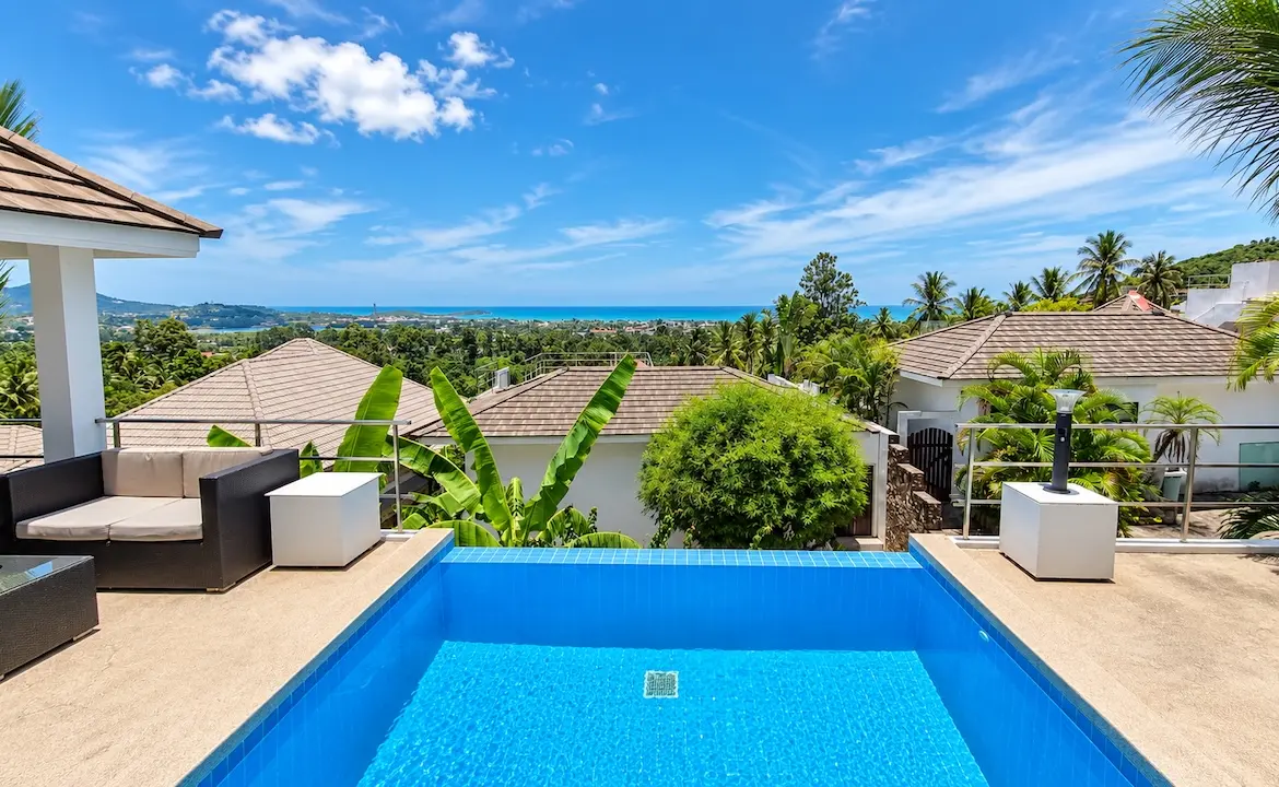 Chaweng 4-Bed Sea View Villa Pool