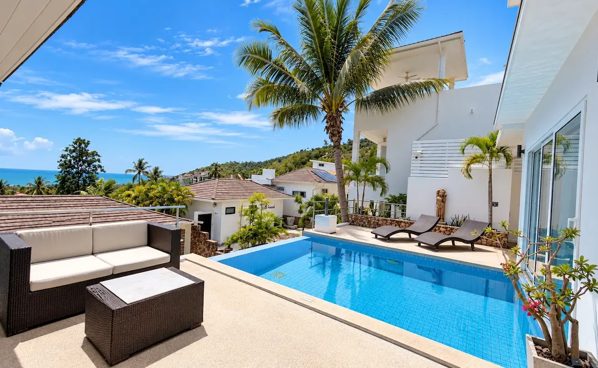 Chaweng 4-Bed Sea View Villa Pool