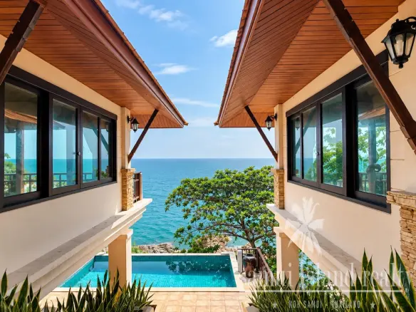 Chaweng Noi Oceanfront Villa Stairs