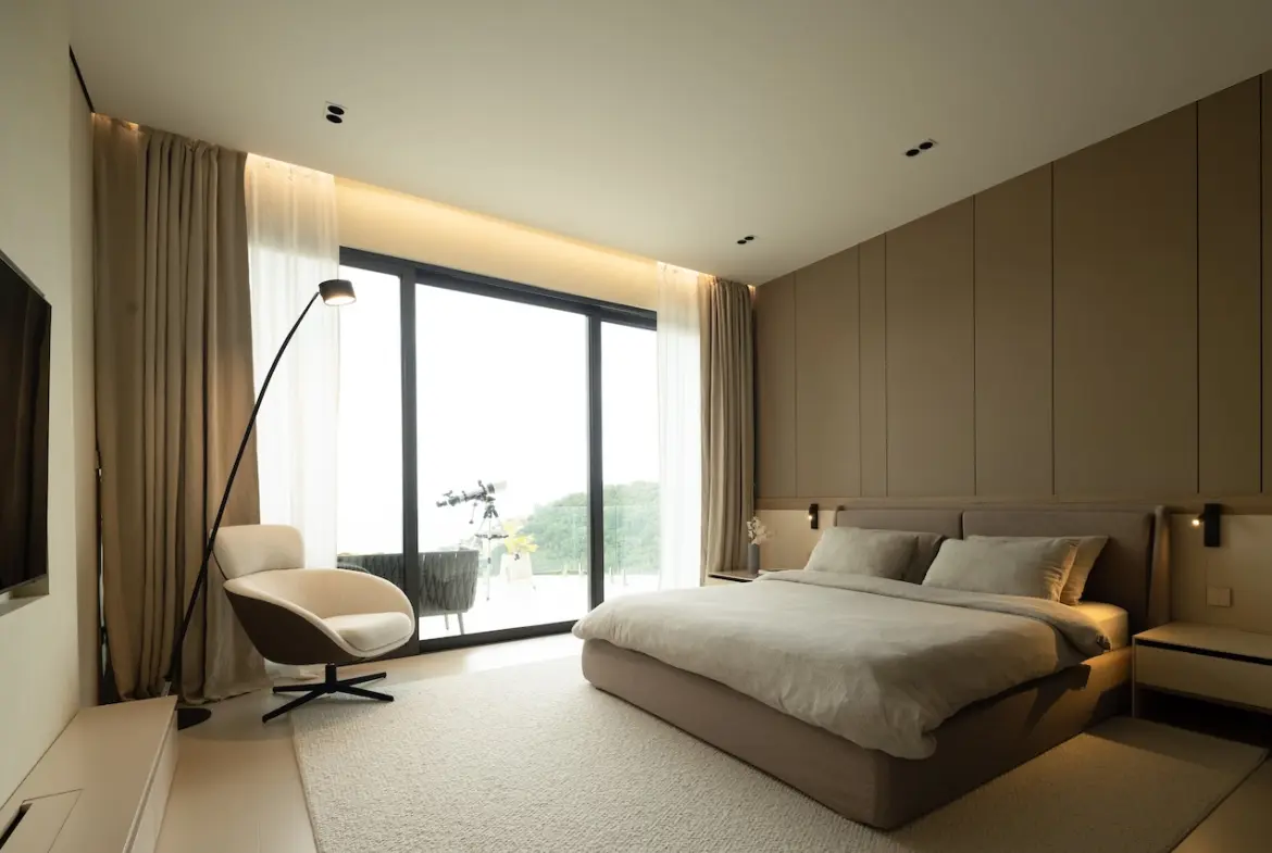 Koh Samui Designer Villa Bedroom