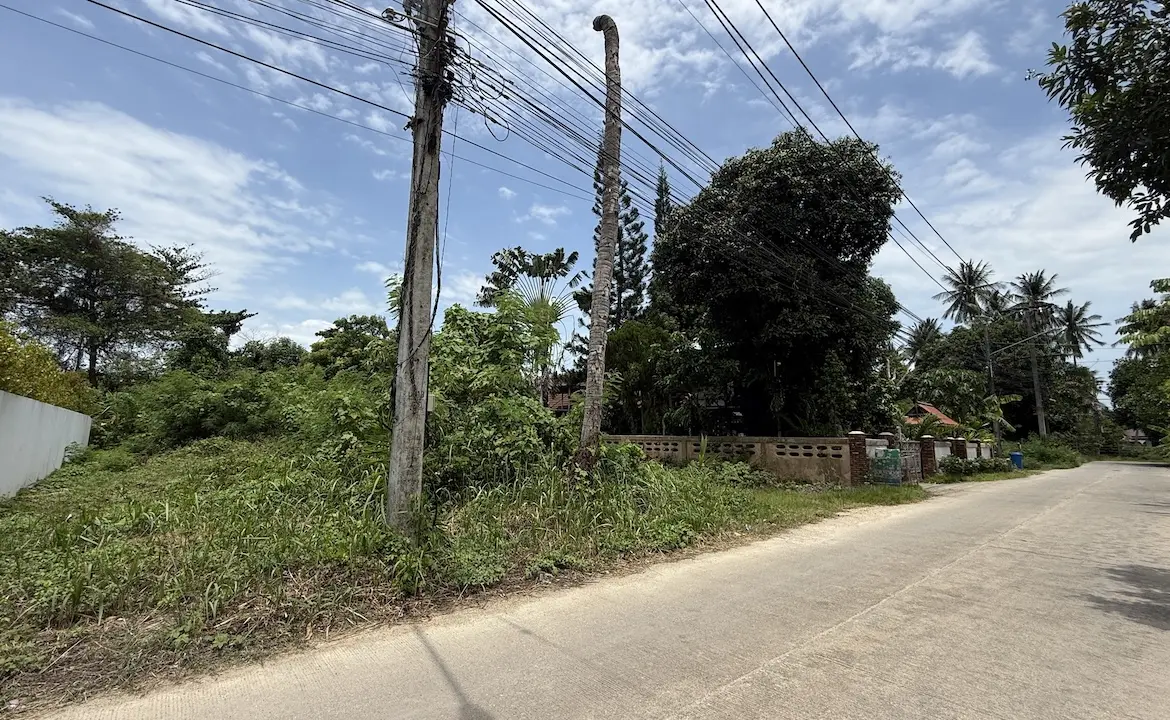Koh Samui Land Plot In Hua Thanon Government Road