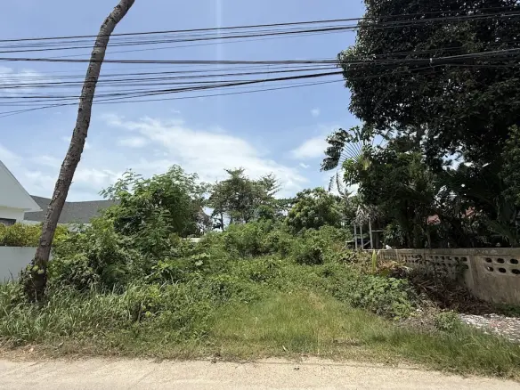 Koh Samui Land Plot In Hua Thanon Front