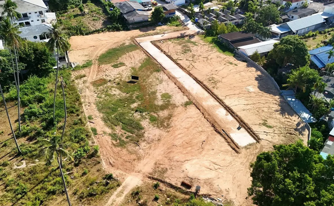 Land Plots For Sale In Chaweng Bird Eyes View