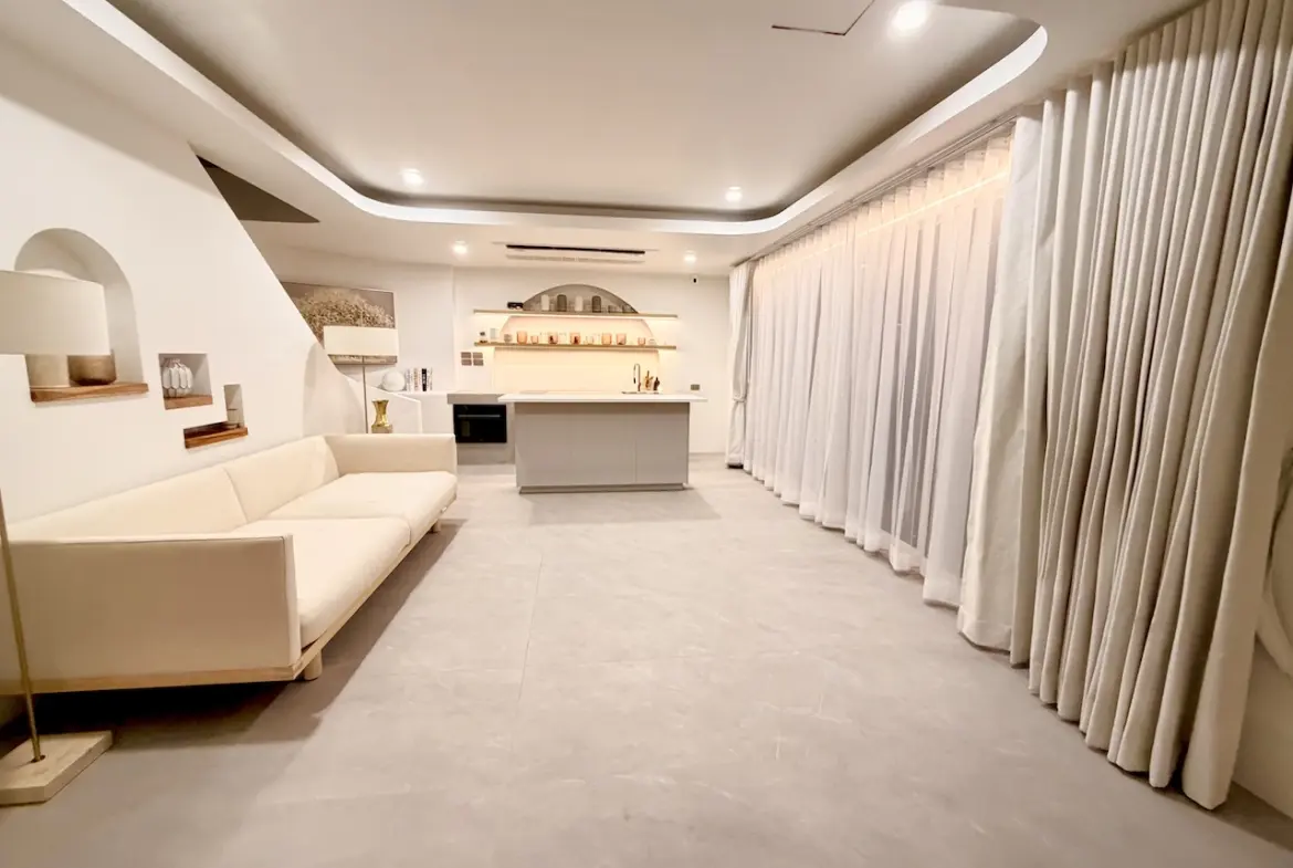 Longterm Villa Rental In Bophut Living Area
