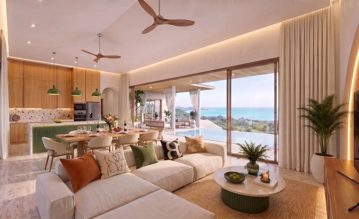 Nichakul 3-Bedroom Villas Living Area