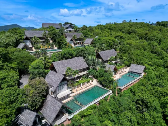 Panacea Retreat Koh Samui Aerial