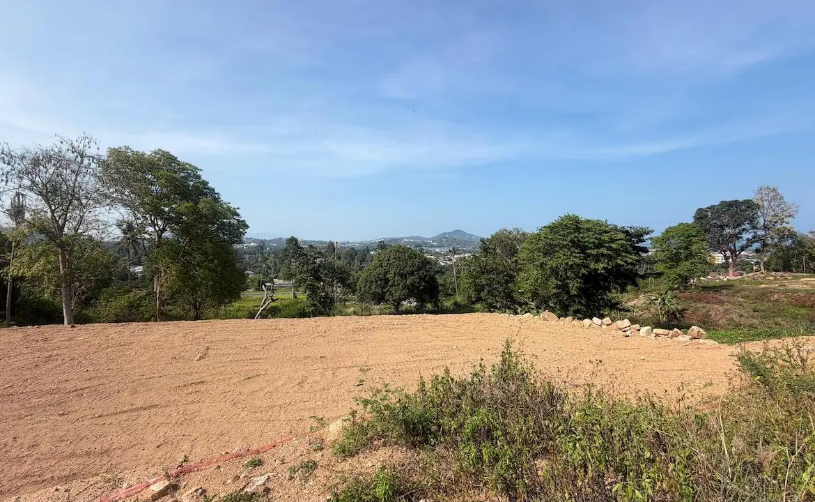 Seaview Chaweng Land For Sale Cleared Land