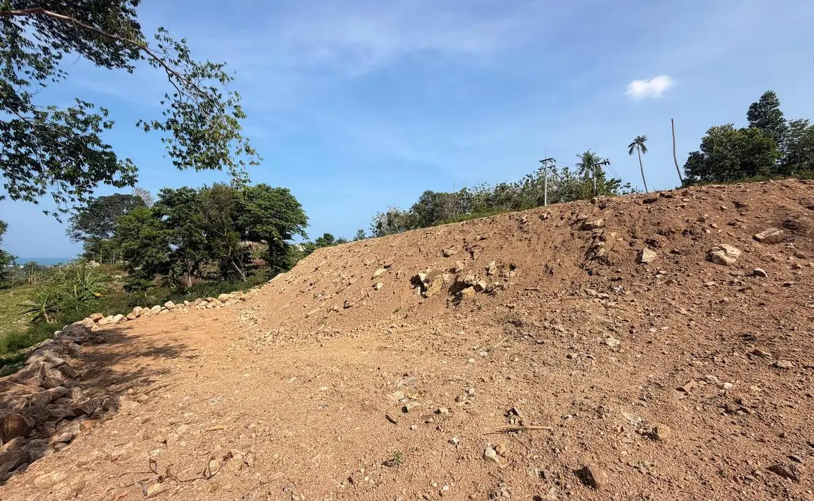 Seaview Chaweng Land For Sale Cleared Land