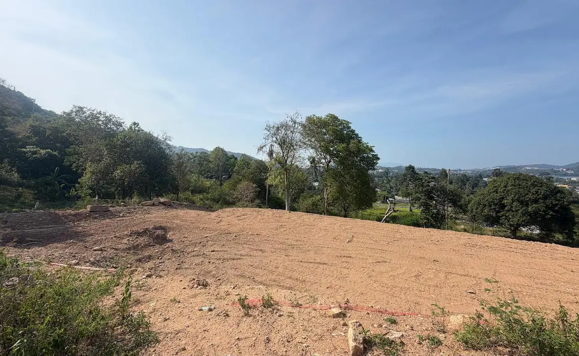 Seaview Chaweng Land For Sale Cleared Land