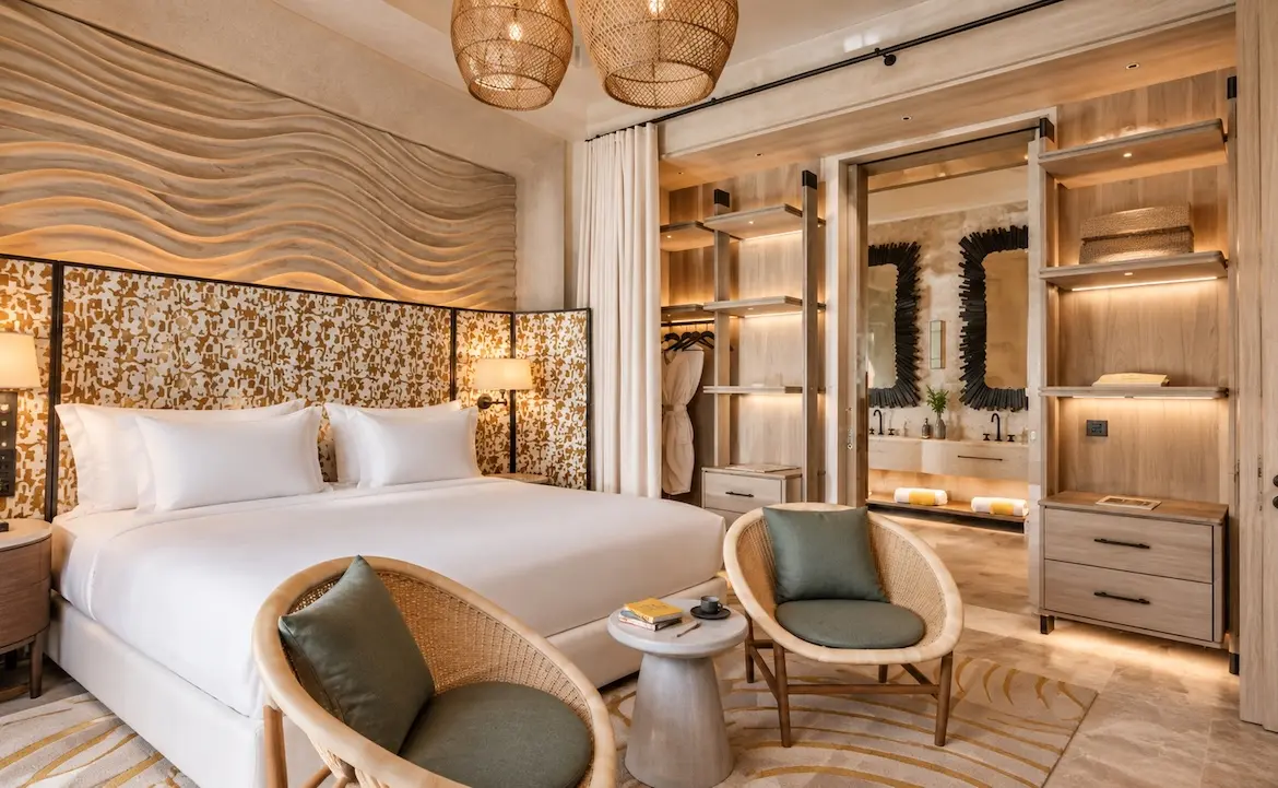 Two-Bedroom Apartments The Astra Samui Bed