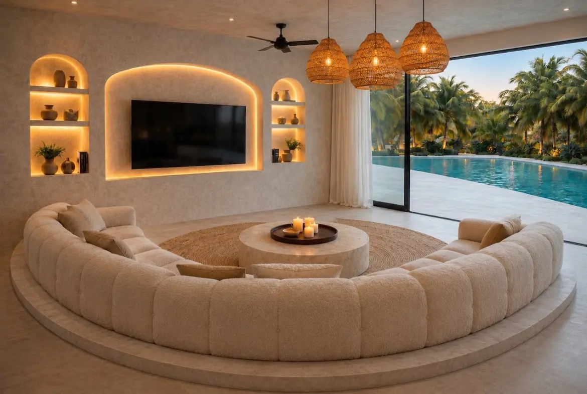 UNA Horizon Villas Casa Una Samu Living Area