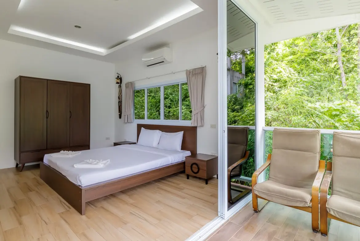 Chaloklum bay view villa Bedroom