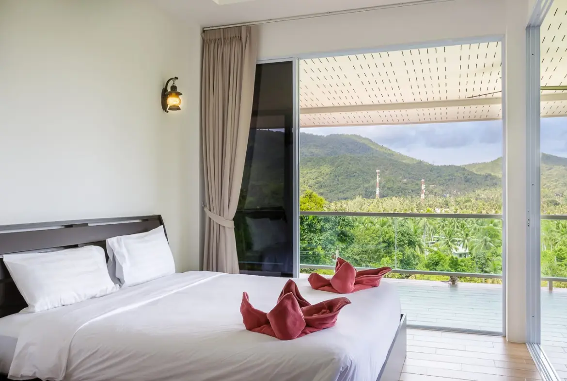 Chaloklum bay view villa Bedroom
