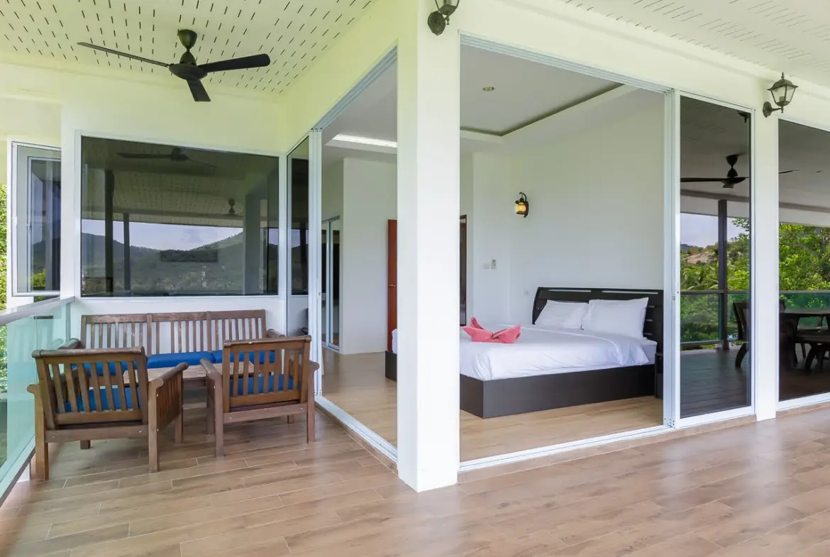 Chaloklum bay view villa Bedroom