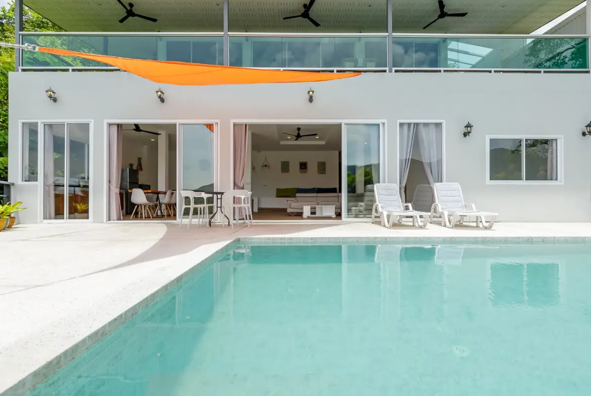 Chaloklum bay view villa Swimming Pool